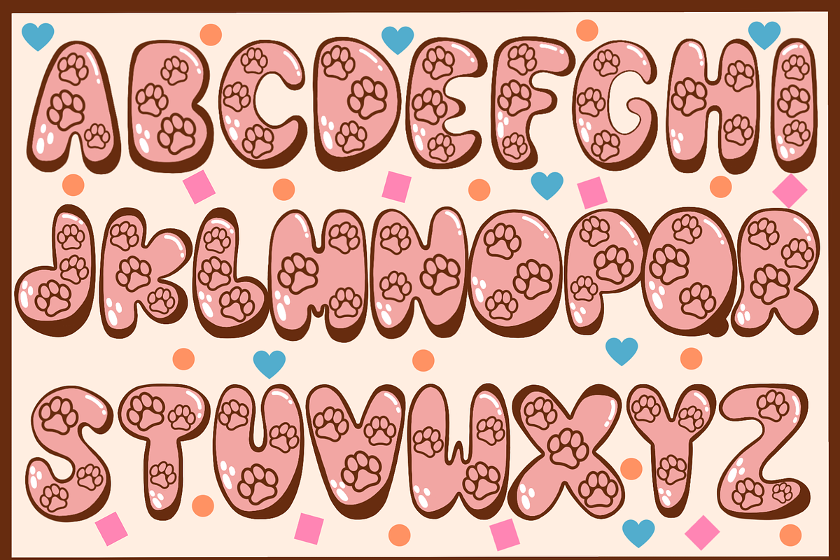 Cutie Pets-PNG fonts, a Symbol Font by It me digital art (Photo 7 of 7)