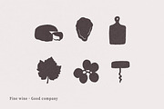 Wine and Food Doodles illustrations, a Food Illustration by RaDavCrafts (Thumbnail 10 of 10)