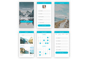 Travel & Flight Booking Psd App, an UI Kit Template by themelove (Thumbnail 5 of 16)
