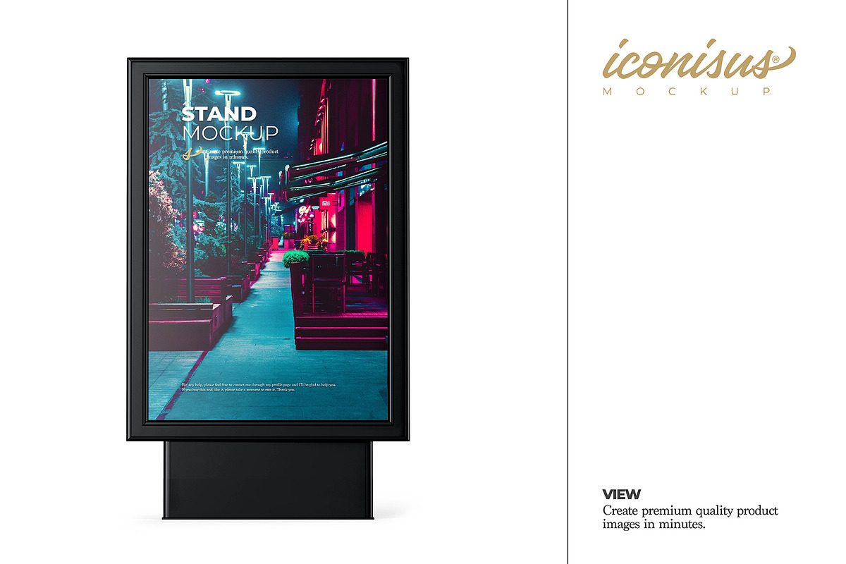 Stand Mockup Template, an Advertising Mockup by iconisusmockup (Photo 3 of 3)