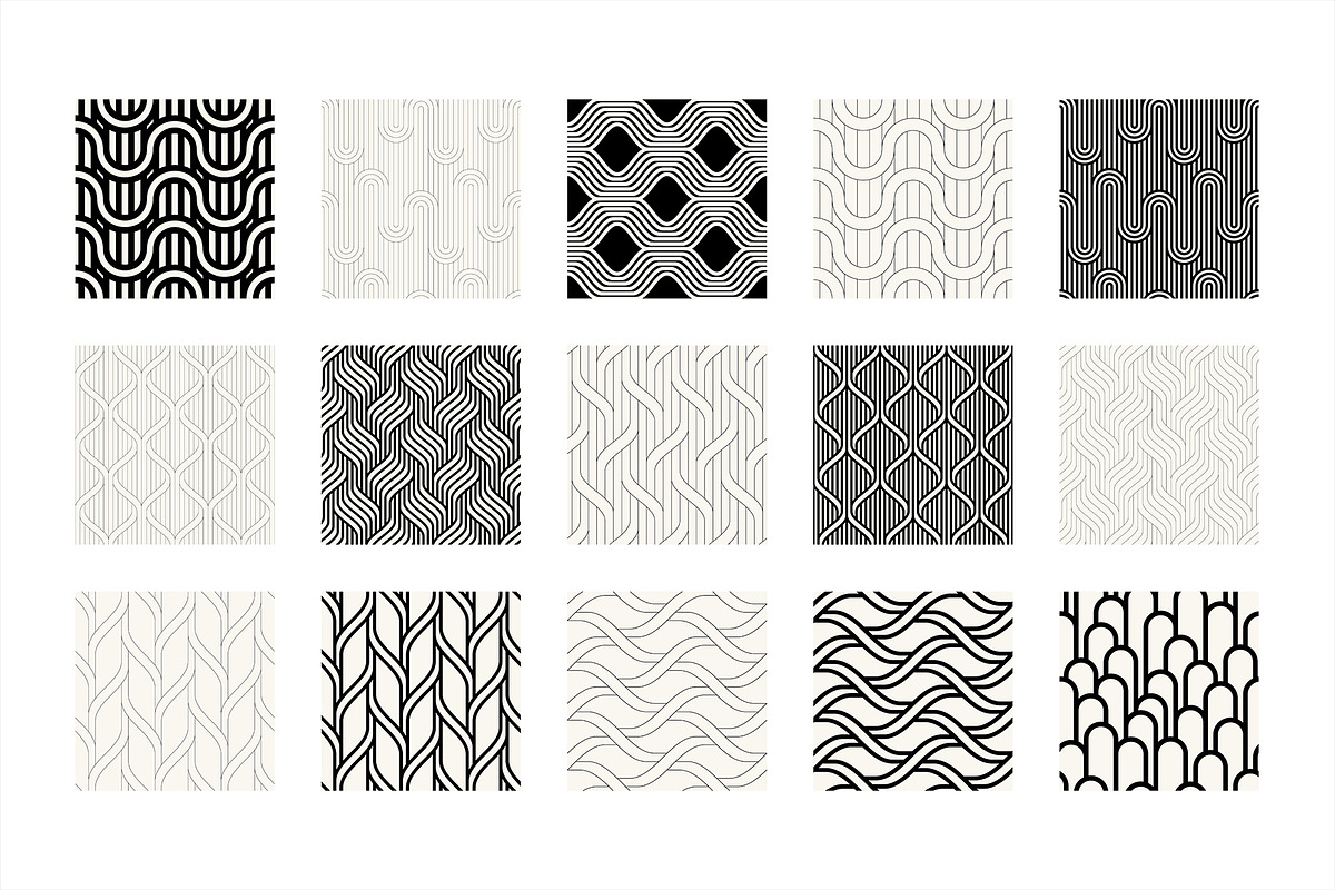 Art Deco Bundle  |  125 Patterns, a Pattern Graphic by Curly_Pat (Photo 9 of 13)