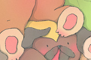 The Pug Burger, an Animal Illustration by Anastasiya Klempach (Thumbnail 4 of 7)