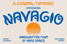 Navagio Coastal Handwritten Display