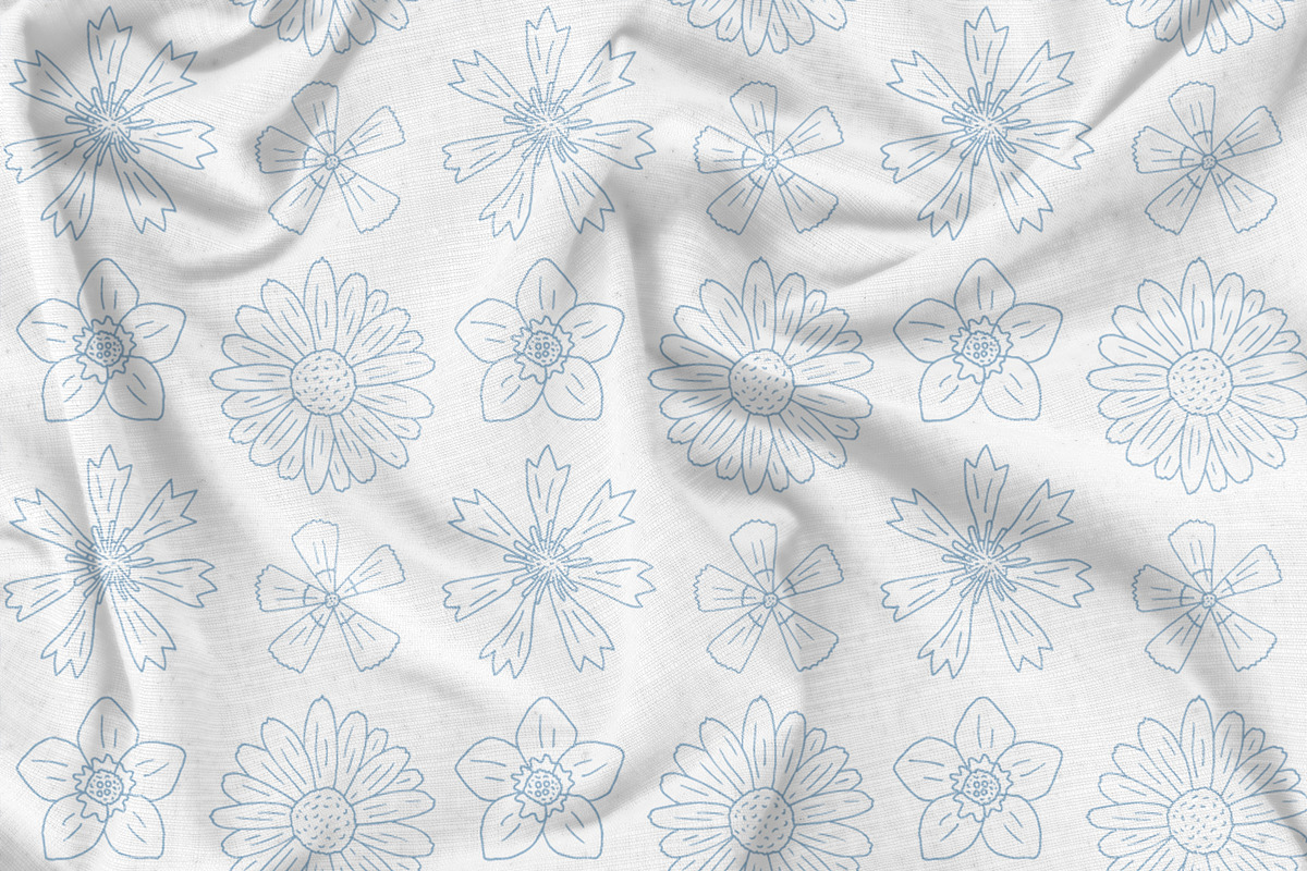 Nature seamless patterns set, a Pattern Graphic by Swetsol (Photo 3 of 4)
