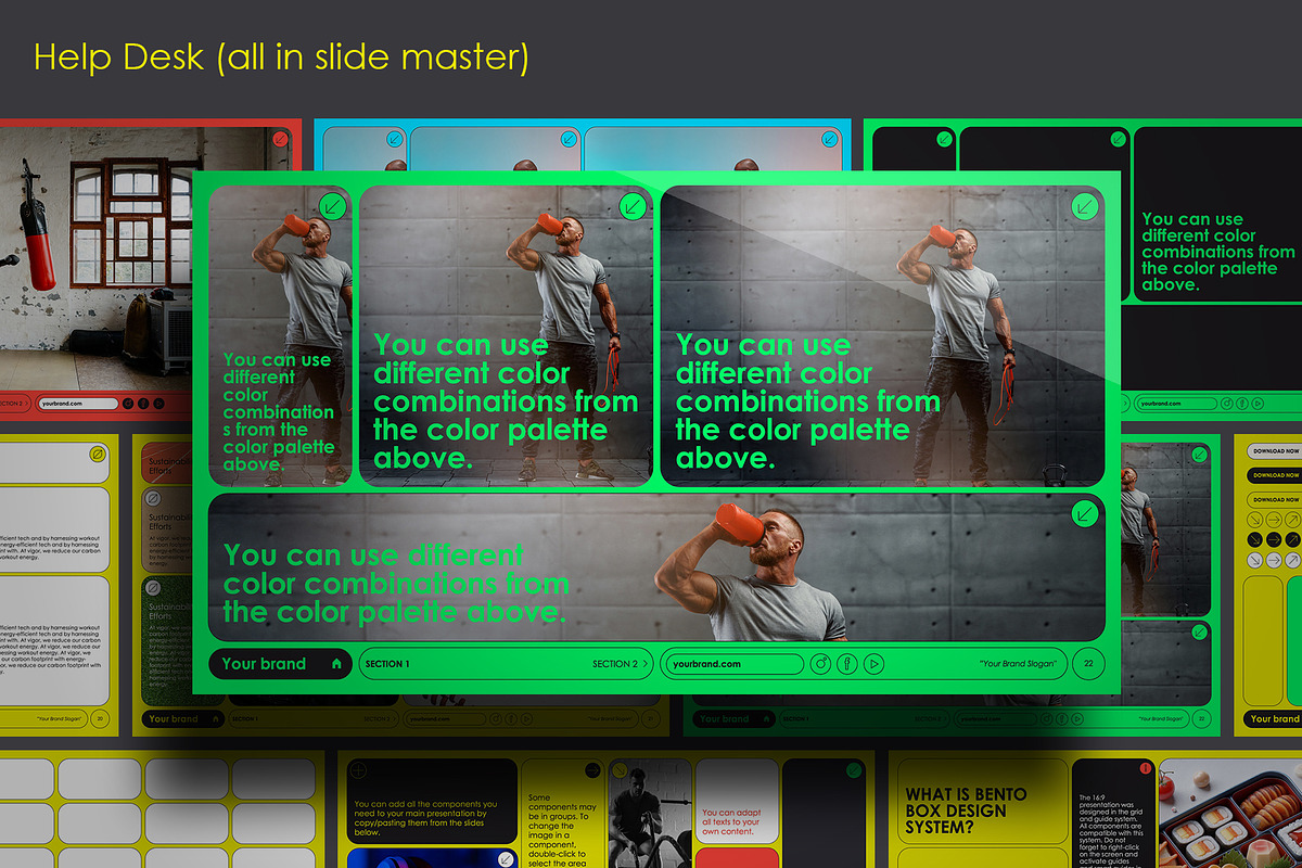 Vigor Gym & Fitness Presentation, a Presentation Template by One Pixel Man (Photo 7 of 9)