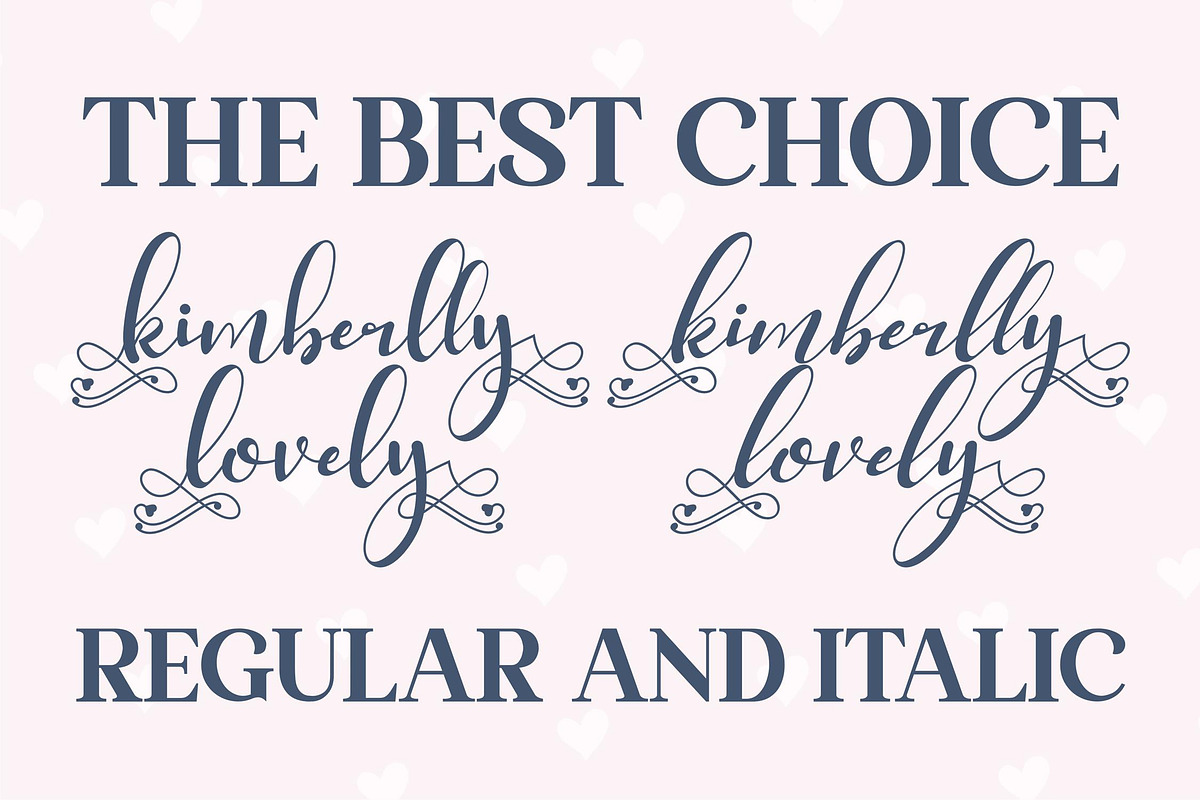 Kimberlly Lovely Script LS, a Script Font by GranzCreative (Photo 10 of 20)