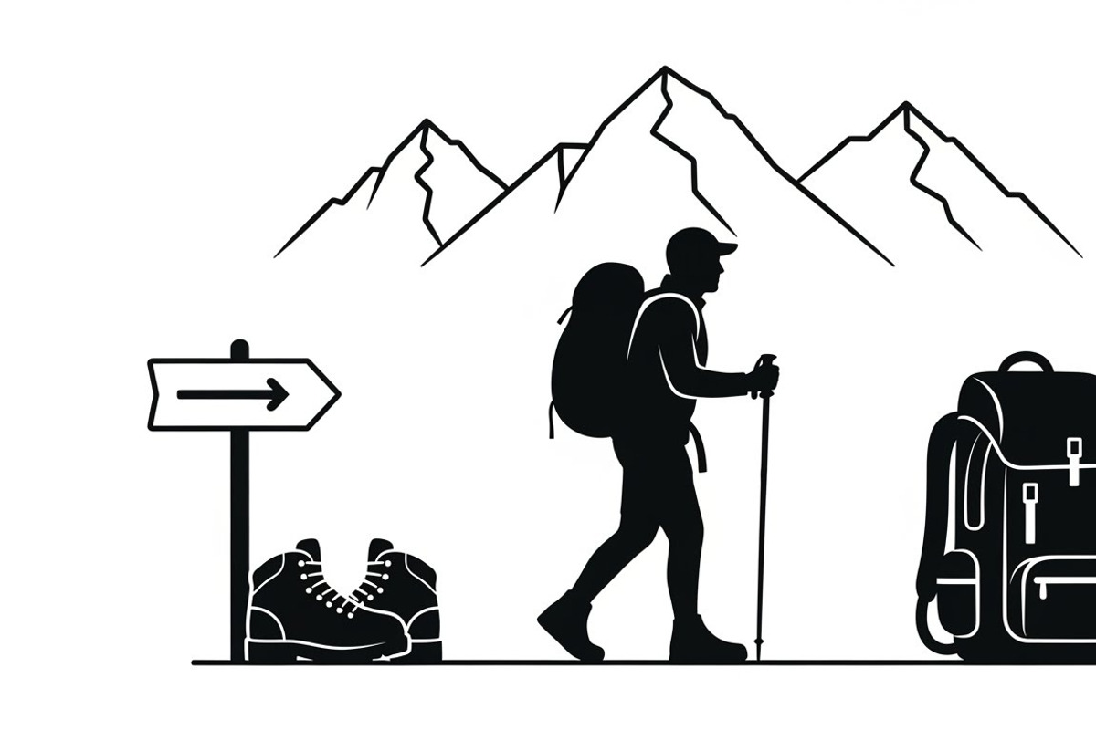 Hiking Adventure Silhouette Bundle, an Illustration by yasushie (Photo 40 of 51)