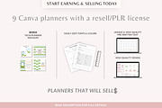 PLR Canva planner bundle, a Templates & Theme by Cate Creates (Thumbnail 5 of 6)