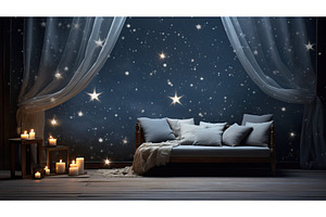 galaxy star backdrop ai generated, a Holiday Photo by pikepicture