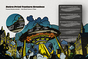 Multi App Retro Halftone Brushes, a Brush Add-On by brushapes.com (Thumbnail 2 of 12)