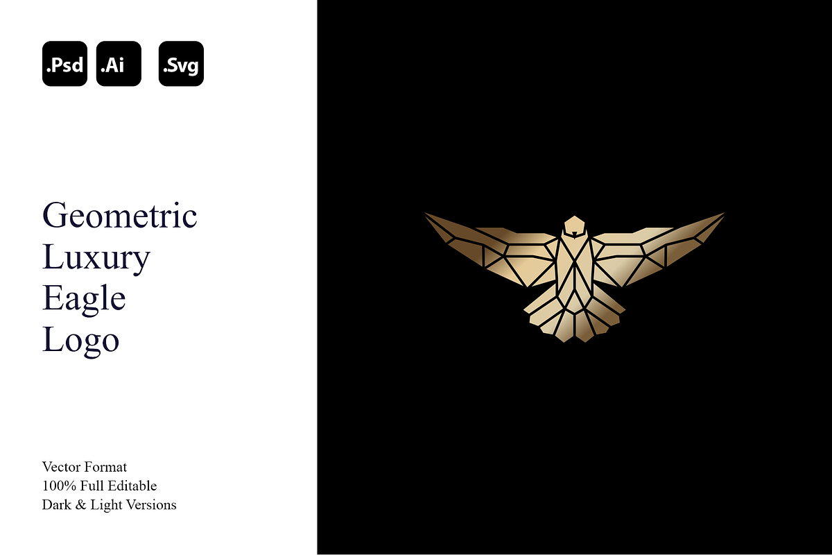 Geometric Luxury Eagle Logo, a Branding & Logo Template by Luxury Logos (Photo 1 of 4)
