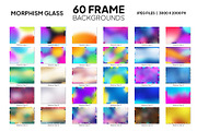 60 Morphism Glass Frame Background, a Background Graphic by Intenseartisan_Stock (Thumbnail 2 of 3)