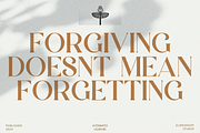 Zalerin || Modern Serif Typeface, a Serif Font by Idea Studio (Thumbnail 9 of 12)