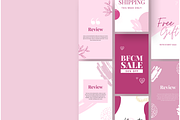 Pink Princess Social Media Templates, a Social Media Template by Marketing Your Brand (Thumbnail 10 of 10)