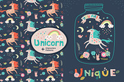 Unicorn. Characters and Patterns, a Decorative Illustration by Anna Guz's Store (Thumbnail 1 of 3)