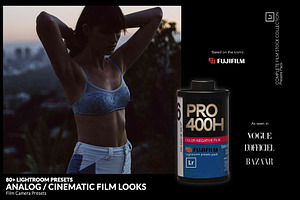 80+ Portrait Film Lightroom Presets.