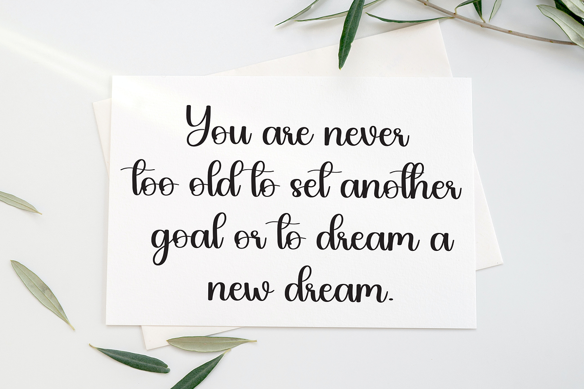 Deary | Script Font, a Handwritten Font by Scratchones (Photo 3 of 9)