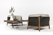 Yak armchairs set, a Furniture 3D Model by inDahouze (Thumbnail 6 of 10)