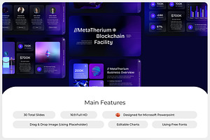 MetaTherium- Blockchain PowerPoint, a Presentation Template by Premast