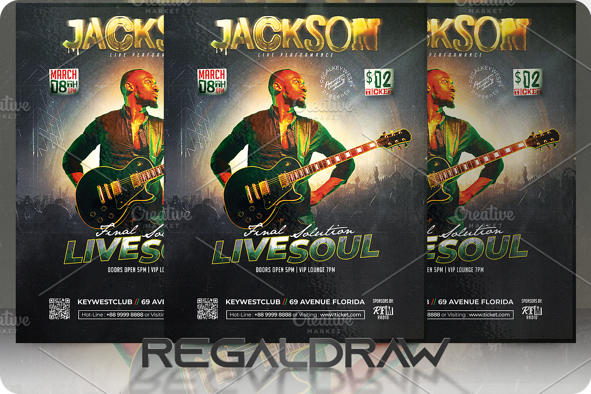 Music Concert Flyer, a Flyer Template by regalDRAW (Photo 2 of 4)