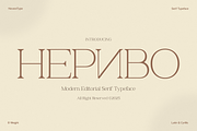 NV NERIVO – Modern Serif Font, a Serif Font by Novaratype (Thumbnail 2 of 15)