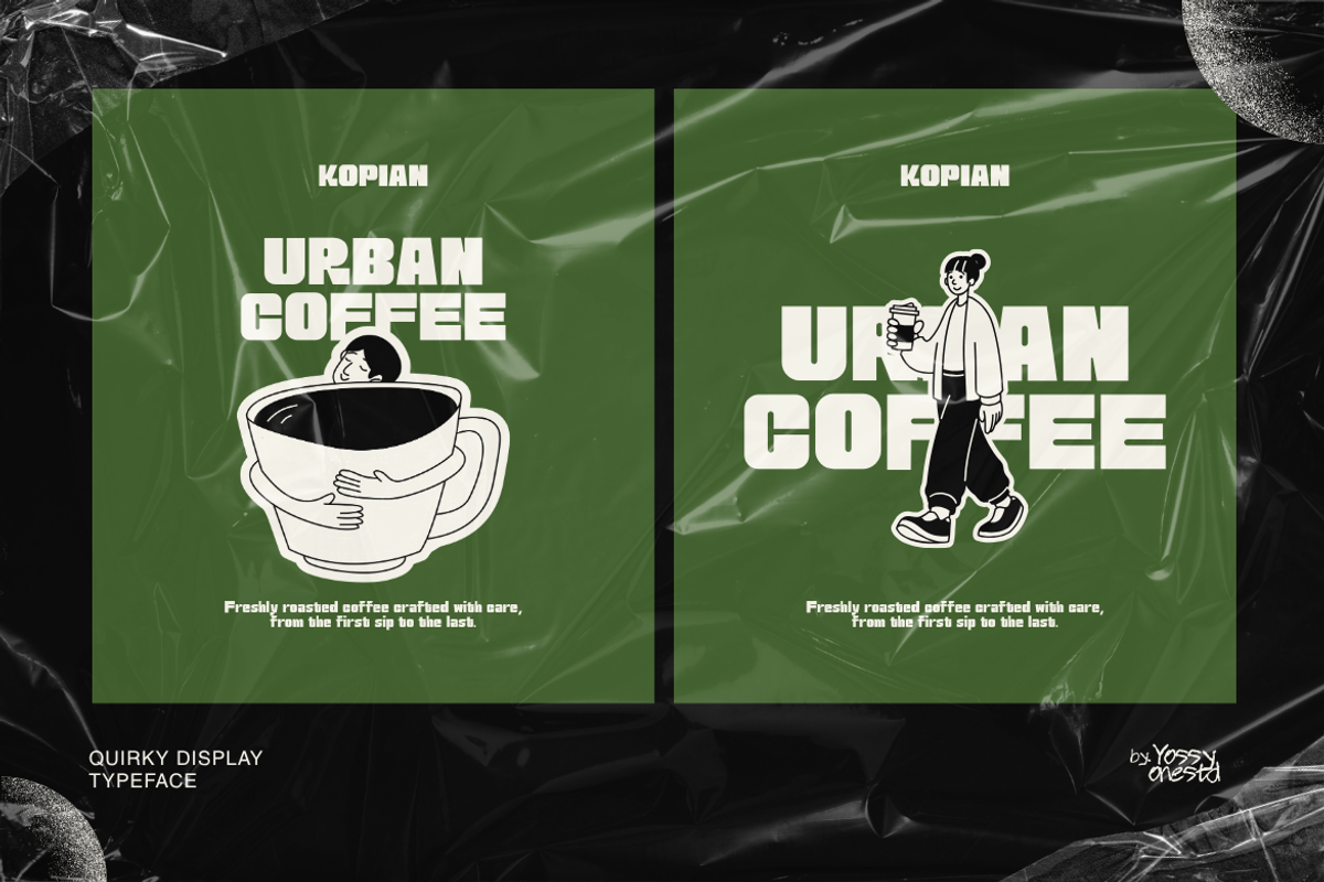 RIVON – Quirky Bold Display Font, a Sans Serif Font by YossyOneStd (Photo 4 of 7)