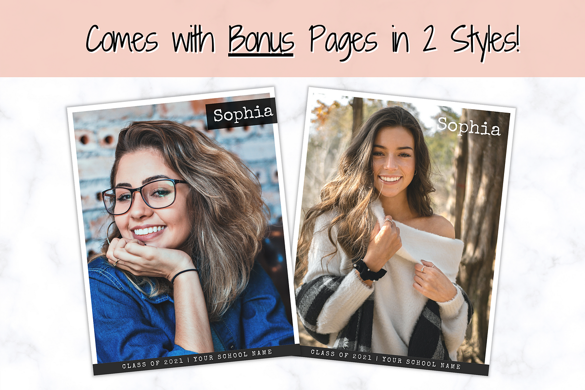 Graduation Yearbook Ad Template, a Magazine Template by Templatables (Photo 4 of 9)