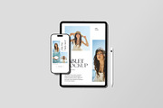 Tablet and Phone Mockup, an iPhone Mockup by Graphiculon (Thumbnail 5 of 11)