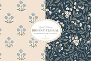 Farmhouse Navy Floral Patterns, a Pattern Graphic by Eclectic Anthology (Thumbnail 3 of 12)