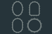 Doily Lace Frame Bundle, a Decorative Illustration by Kusumaillustration (Thumbnail 19 of 19)