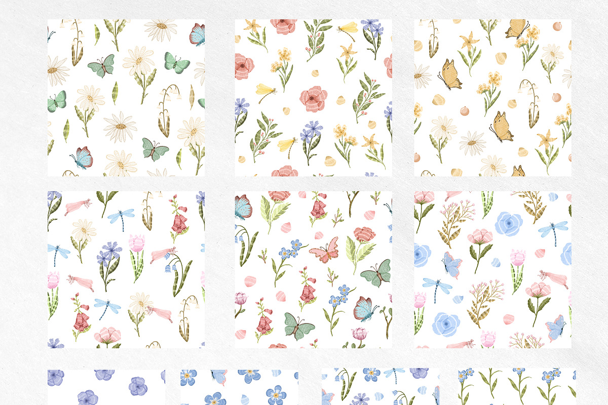 Soft flowers graphic collection, a Decorative Illustration by Yelloo Fish (Photo 13 of 16)