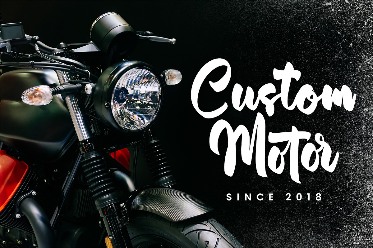Delichatz - Bold Brush Script, a Script Font by Variatype (Photo 5 of 8)