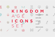 Kingdom Age Icons Set, an Outline Icon by AnimusStudio (Thumbnail 1 of 5)