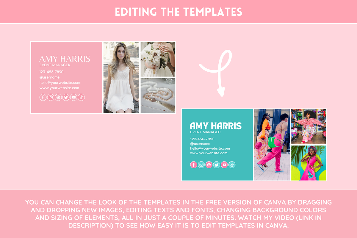 Canva Email Signature Bundle, an Email Template by SunshineStudioBoutique (Photo 6 of 9)