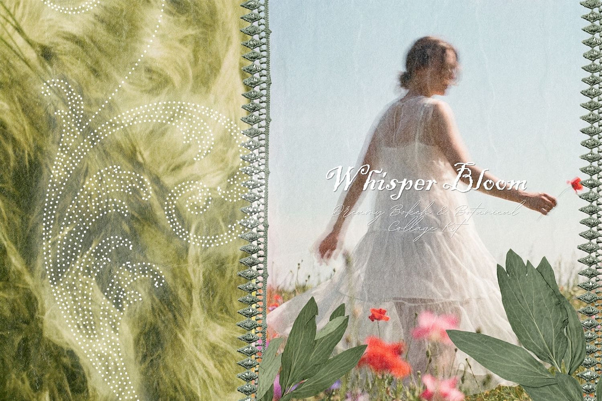 Whisper Bloom / Bokeh Collage Kit, an Object Graphic by Natali Batu (Photo 14 of 14)