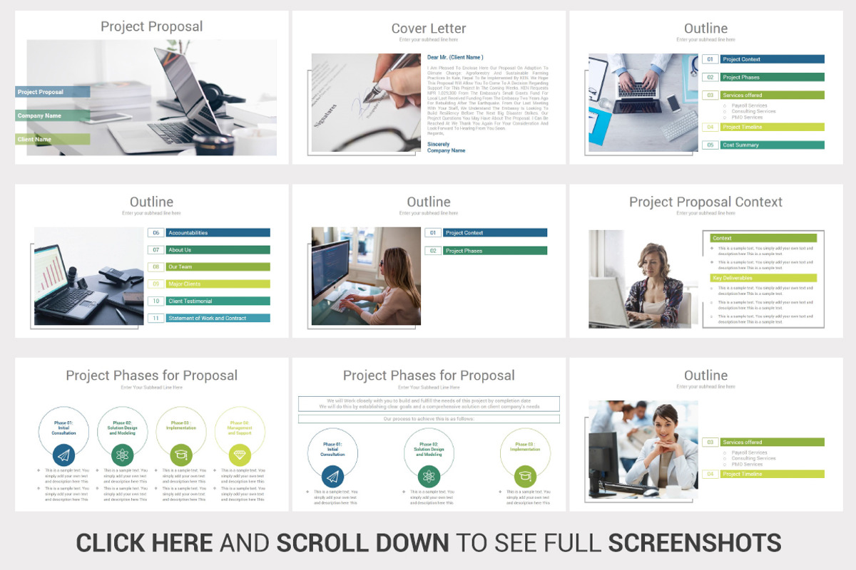 Project Proposal PowerPoint Design, a Presentation Template by OceanArt (Photo 5 of 13)