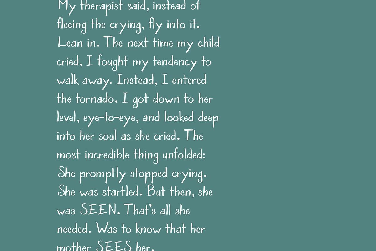 Galima Hand - handwritten font, a Handwritten Font by Font Infusions (Photo 6 of 11)