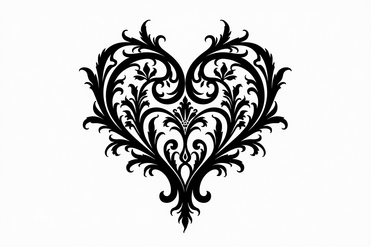 Romantic Lace Heart Clipart, an Illustration by Artivon (Photo 16 of 21)