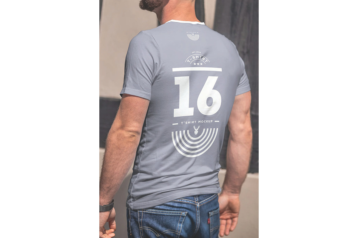 T-Shirt Mockup, a Shirt Mockup by DesignRushMarket (Photo 2 of 11)