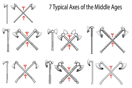 7 Typical Axes of the Middle Ages