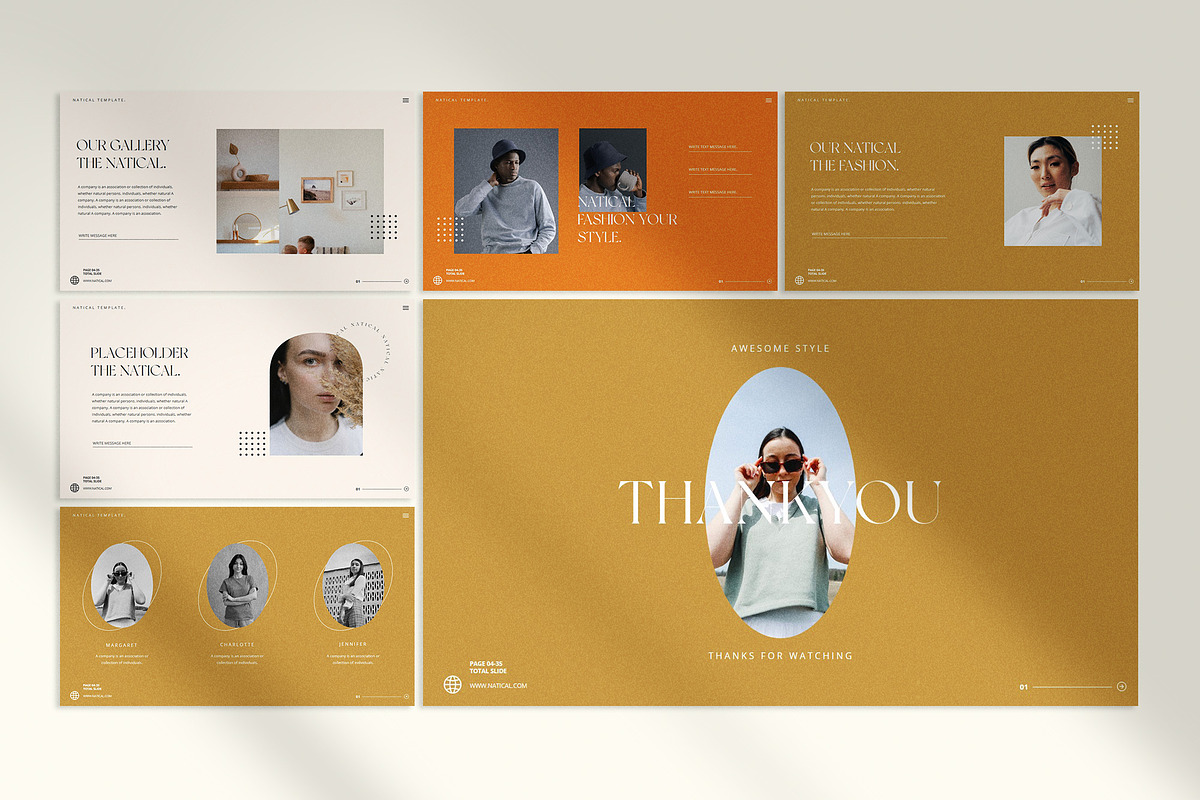 Natical Google Slide Template