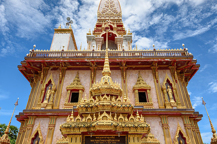 Wat chaitararam temple featuring chalong, wat, and chaitararam, an Architecture Photo by yongkiet jitwattanatam