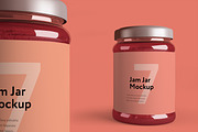 Jam Jar Mockup, a Packaging Mockup by GraphicWave (Thumbnail 2 of 7)