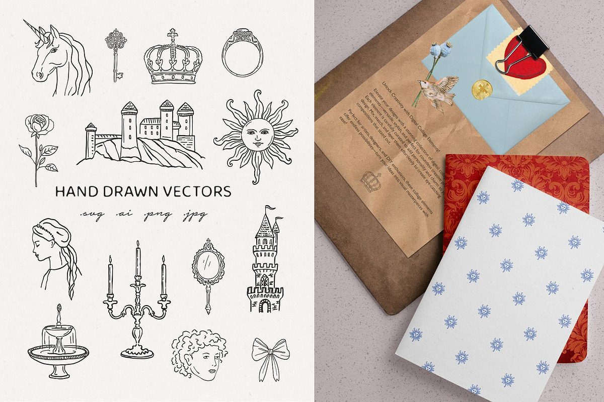 Castlecore collage creator & vectors, an Object Graphic by vanloveart (Photo 4 of 6)