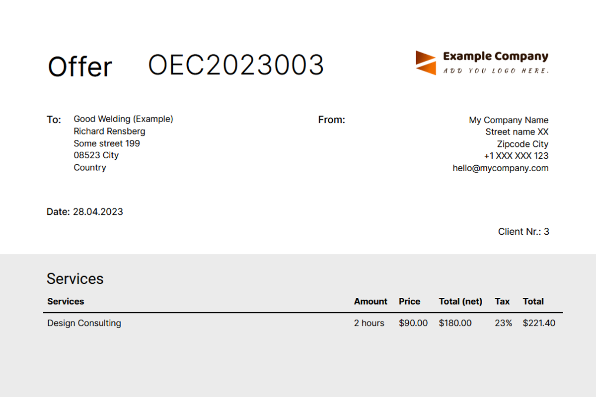 Airtable Invoice & Offer Generator, a Templates & Theme by HI Airtable Templates (Photo 7 of 14)