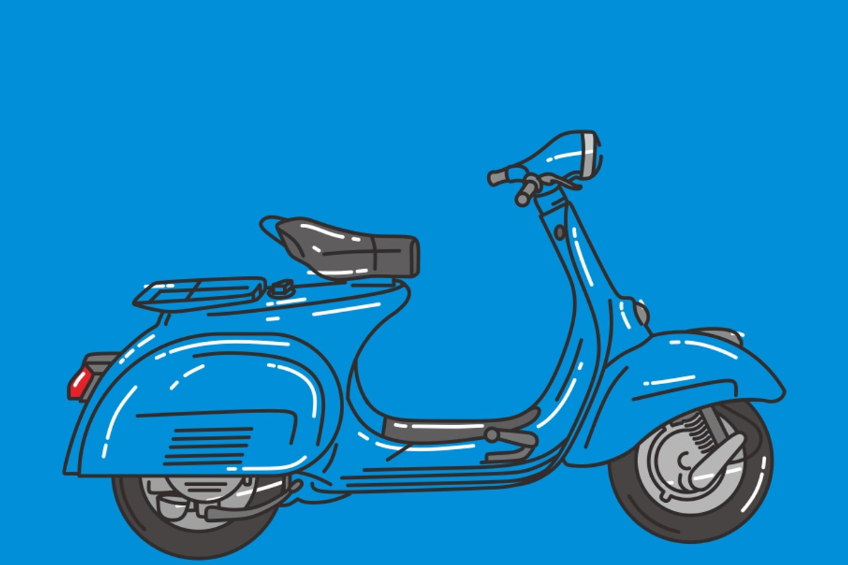 Vespa, an Illustration by tipudaya (Photo 1 of 4)