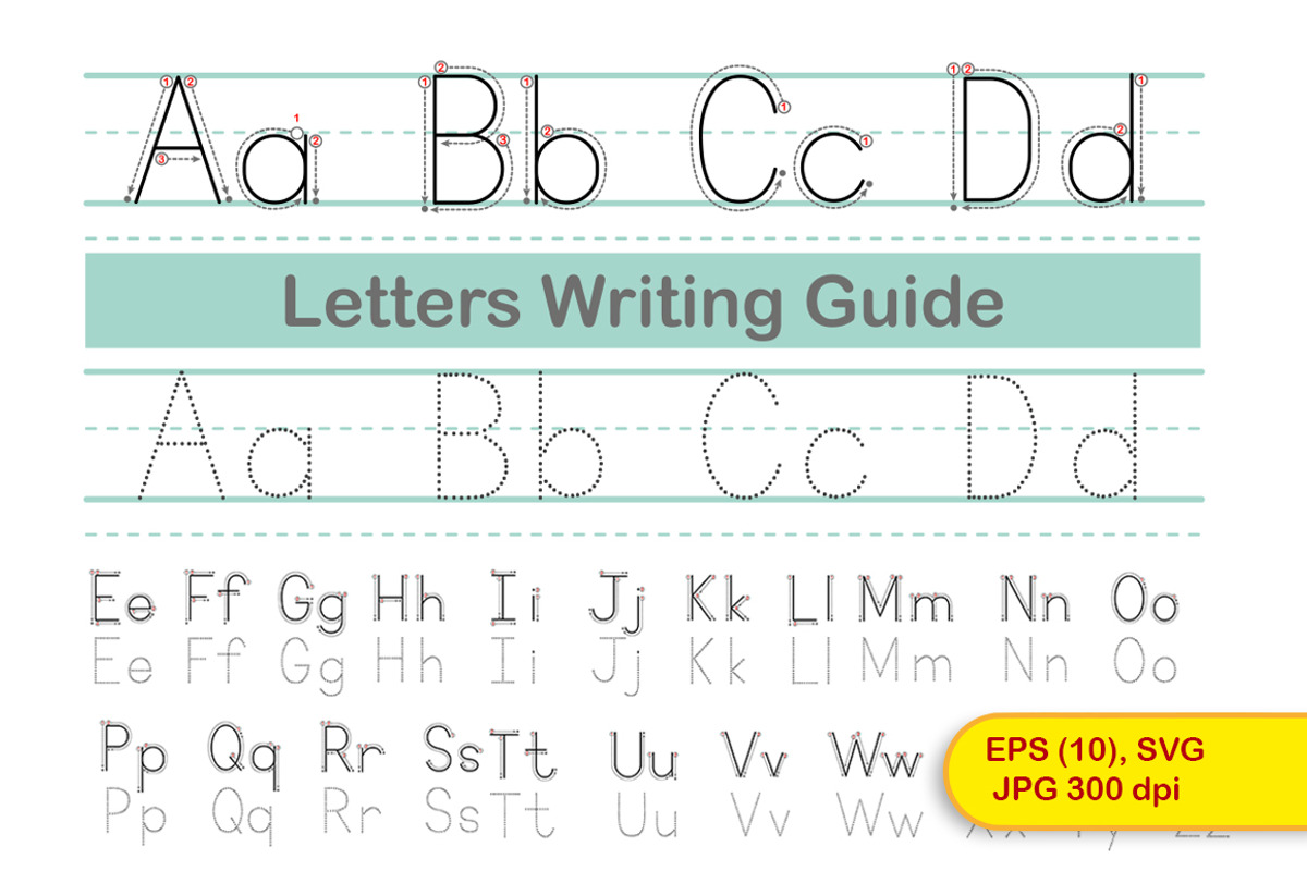 Letter Writing Guide, an Education Illustration by Nataliia Toporovska (Photo 1 of 3)