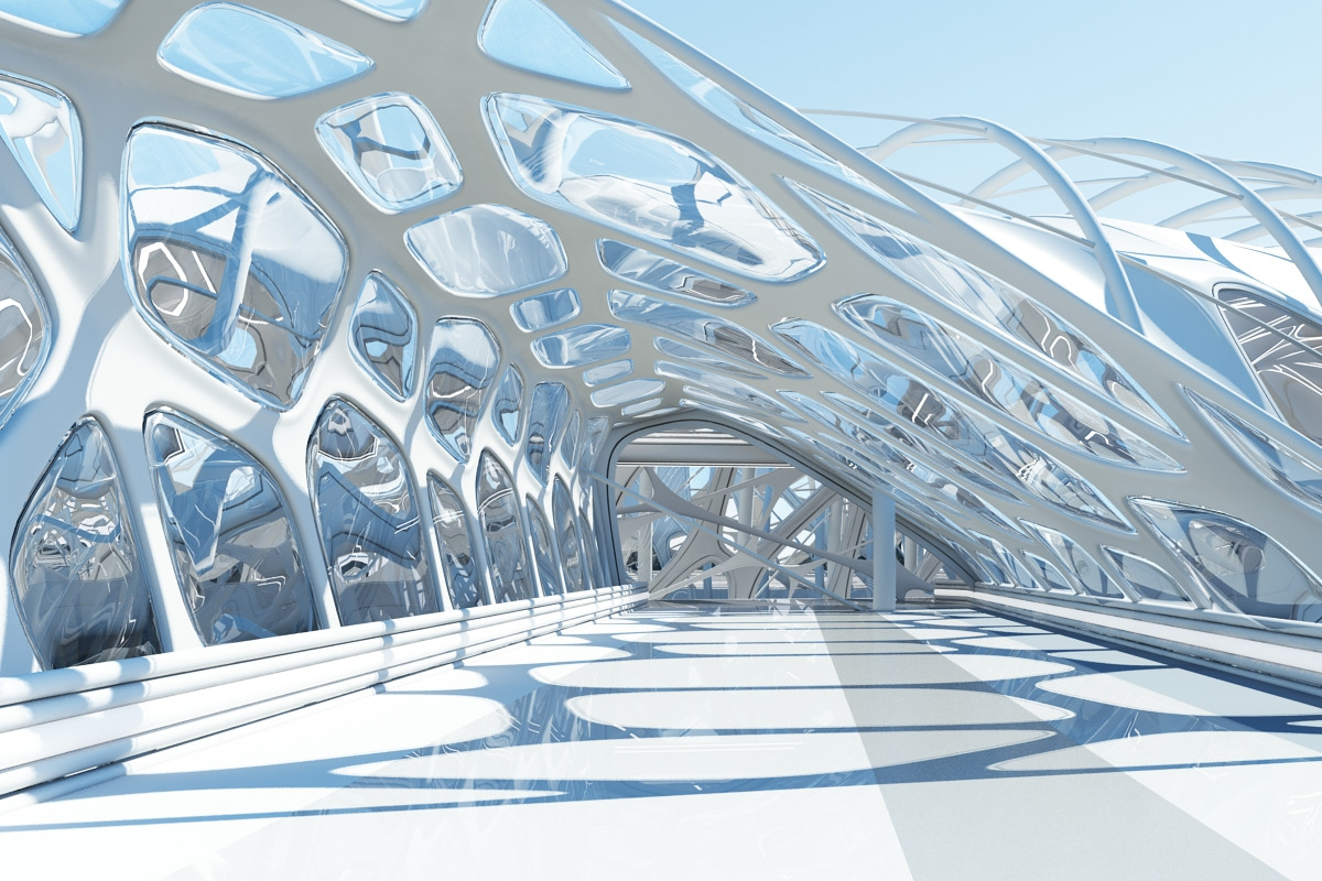 Futuristic Architectural Structure17, an Architecture 3D Model by Giimann (Photo 28 of 29)