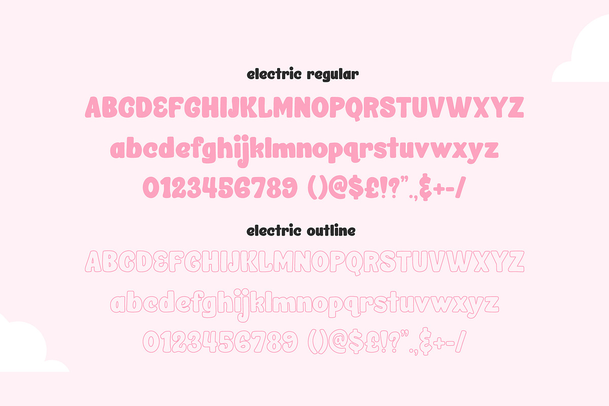 Electric Font Duo, a Handwritten Font by Salt & Pepper Designs (Photo 7 of 9)