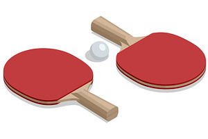An isometric illustration of a table, a Sport Illustration by Golden Sikorka